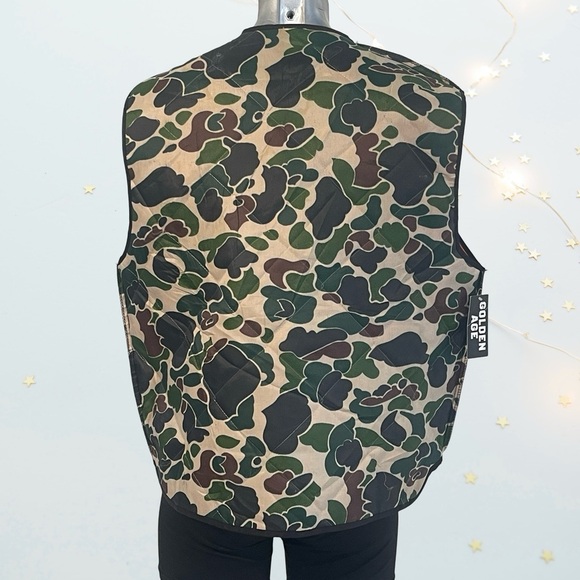 Golden Age Camouflage Zip-Up Vest in size XL - NWT - Picture 2 of 6